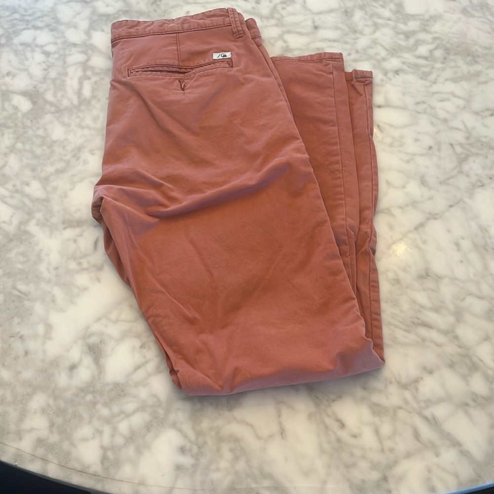 Quicksilver Dusty salmon lightly used khakis